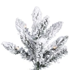 Vickerman Pre-Lit Artificial Christmas Tree (27883) -Christmas Decorations Flocked20Pencil20Pine20Branchmd 1