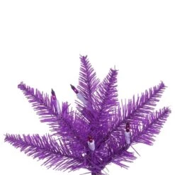 Vickerman Pre-Lit Christmas Tree (Includes On/Off Foot Switch) (28275) -Christmas Decorations Purple20Branchmd