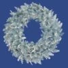 Vickerman Pre-Lit Artificial Christmas Wreath (28405) -Christmas Decorations Silver20Wreathlg 1
