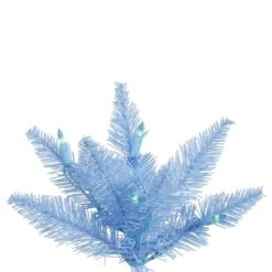 Vickerman Pre-Lit Christmas Tree (Includes On/Off Foot Switch) (28306) -Christmas Decorations Sky20Blue20Fir20Branchmd